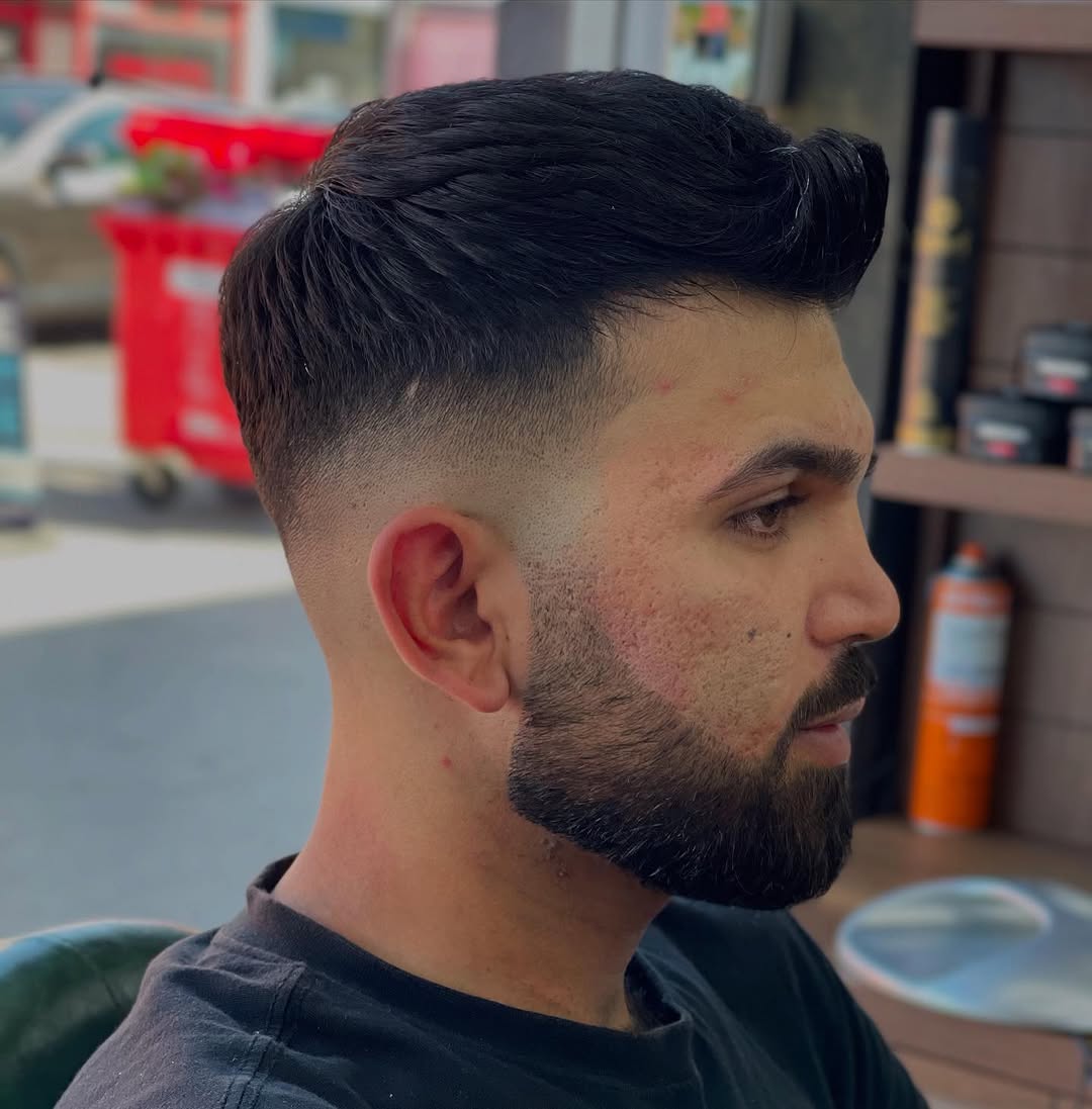 Full look with fade and beard – Pro Fade Barber Bristol